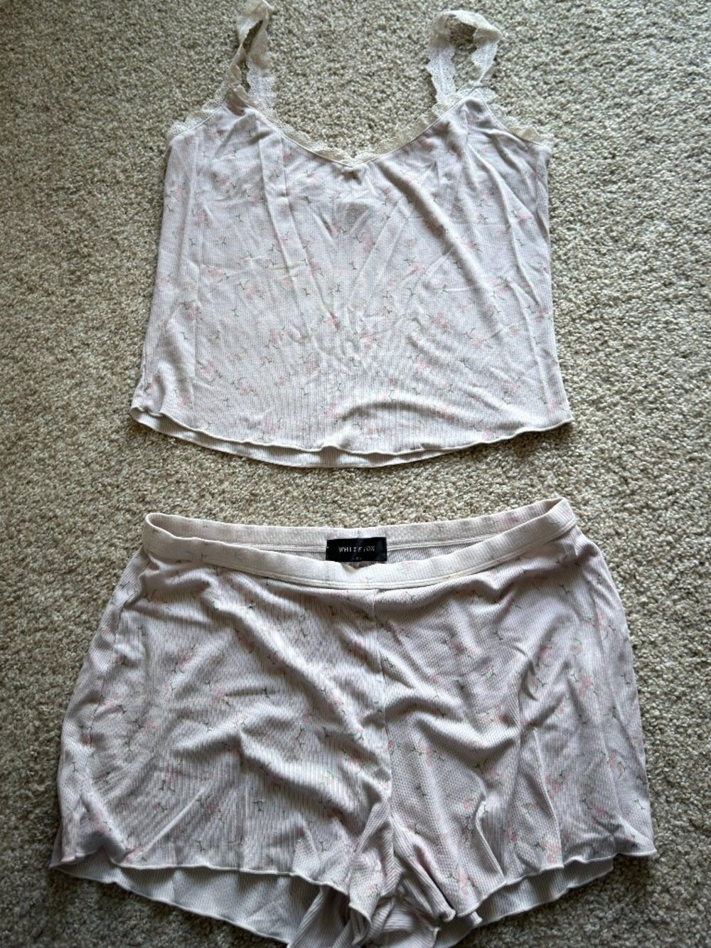 White Fox Boutique sleep on it pj set in blush pink